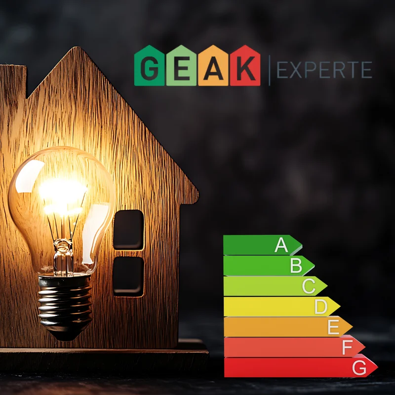 GEAK EXPERTE - Gebäudeenergieausweis mit Energieeffizienzklassen A-G